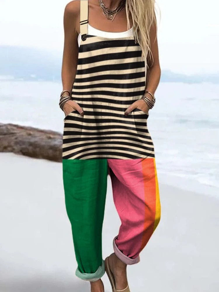 Caley | Lightweight Cotton Blend Jumpsuit