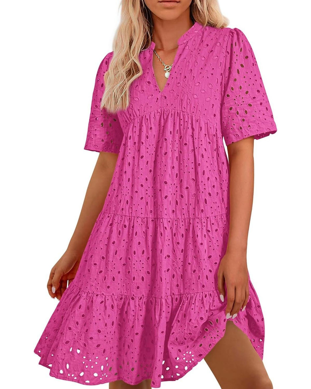 Meinwen | Lace Ruffle Dress