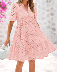 Meinwen | Lace Ruffle Dress