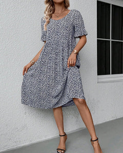 Vera | Elegant Bloom Midi Dress