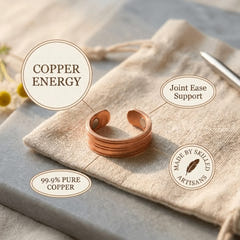 Dominica | Hand-Cut Copper Ring