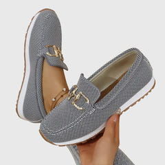 Jolanta | Loafer Sneaker Gold Horsebit
