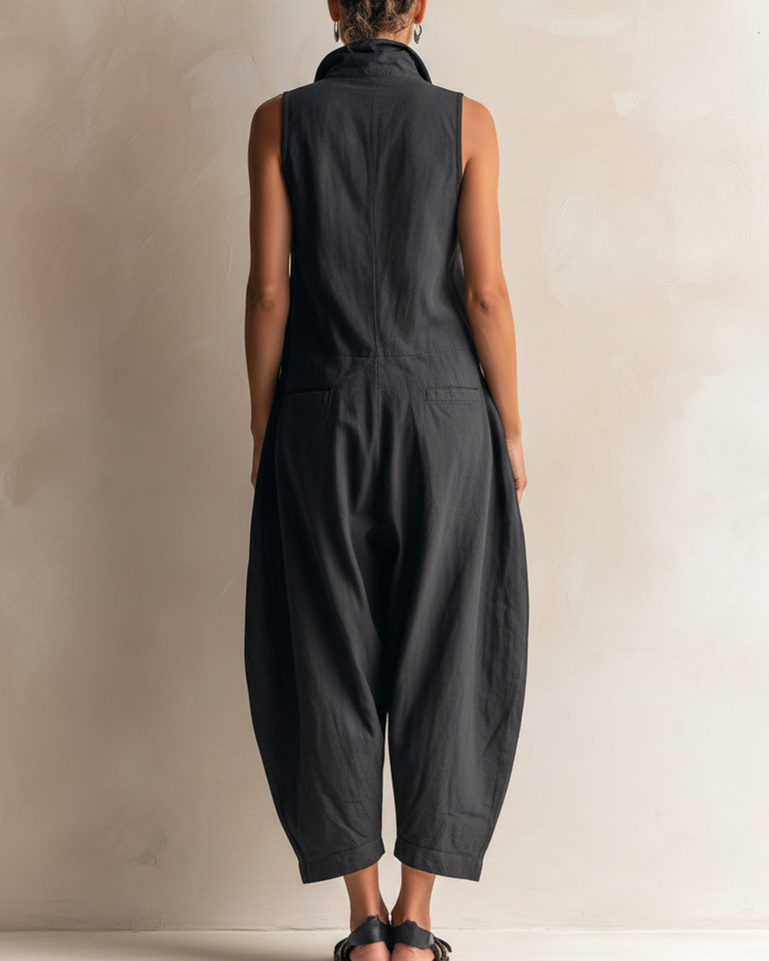Marlo | Utility Pocket Linen Jumpsuit