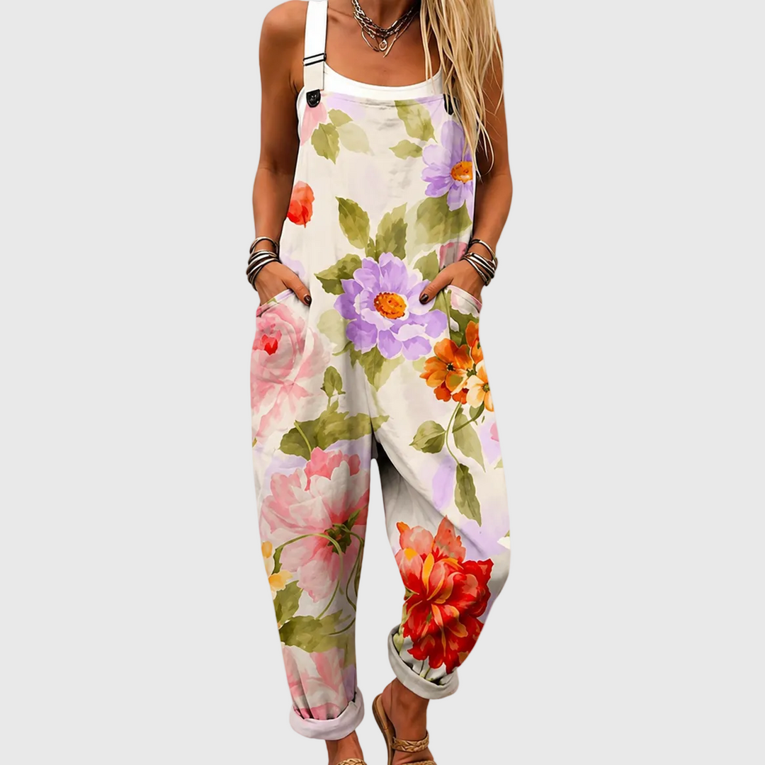 Sandra | Watercolour Floral Overalls