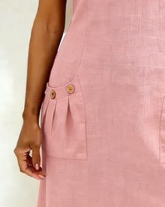 Noeleen | Cotton Zip-Pocket Dress