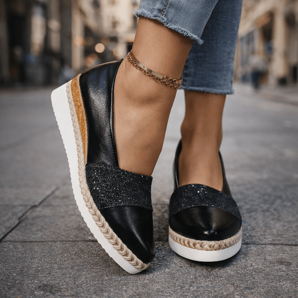 Lachlan | Shimmer Glitter Wedge