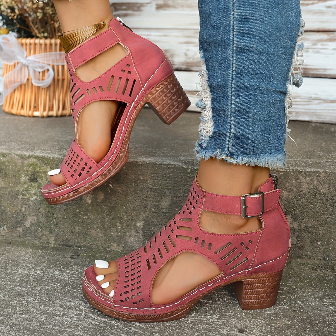 Vicki | Ergonomic Block Heel Sandals