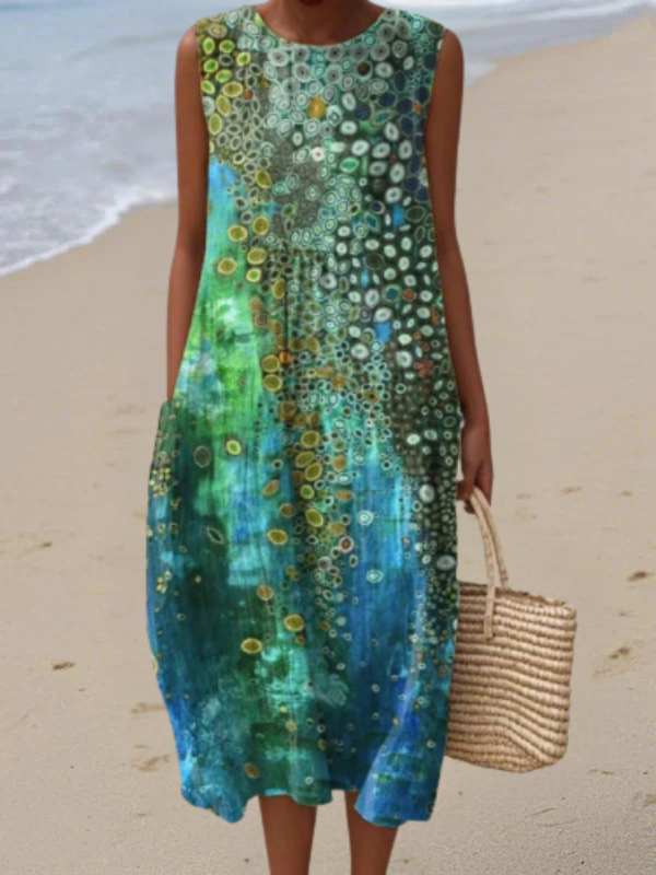 Bailey | Reef-Print Midi Dress