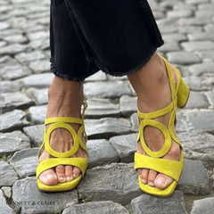 Loreen | Square-Toe Comfort Sandals