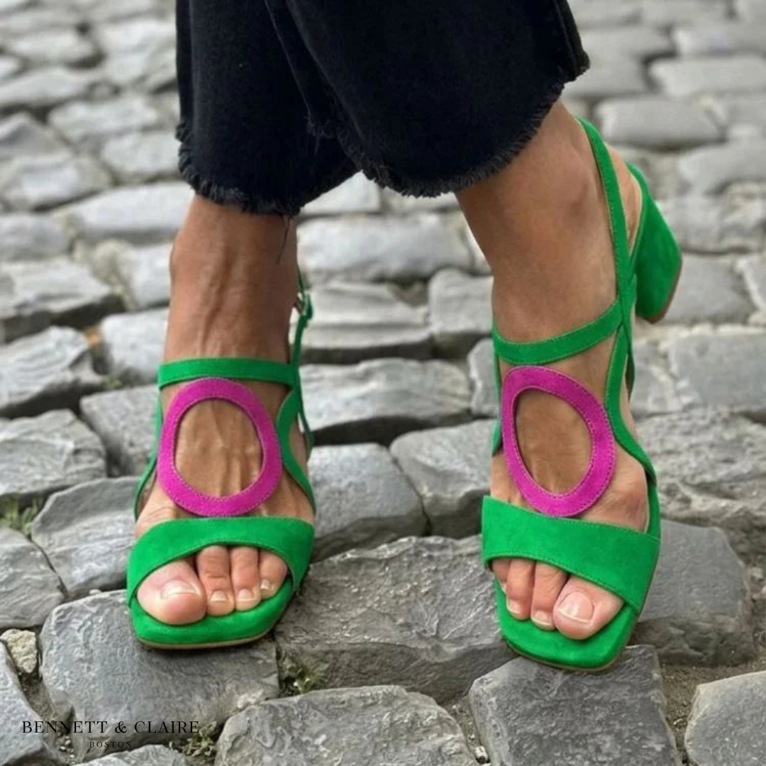 Loreen | Square-Toe Comfort Sandals