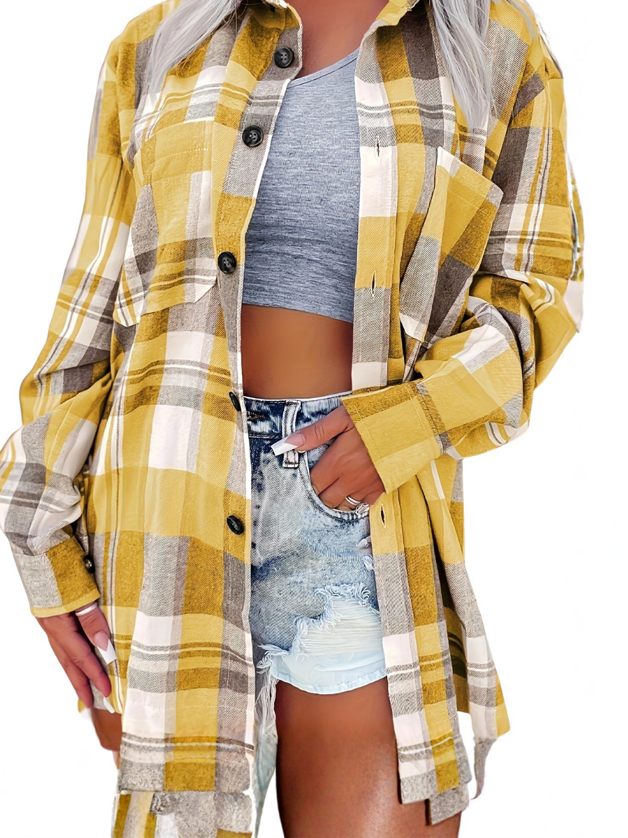 Marjolaine | Gingham Long-Sleeve Shirt