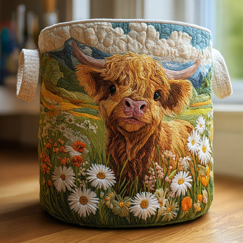 Lela | Quilted Laundry Basket