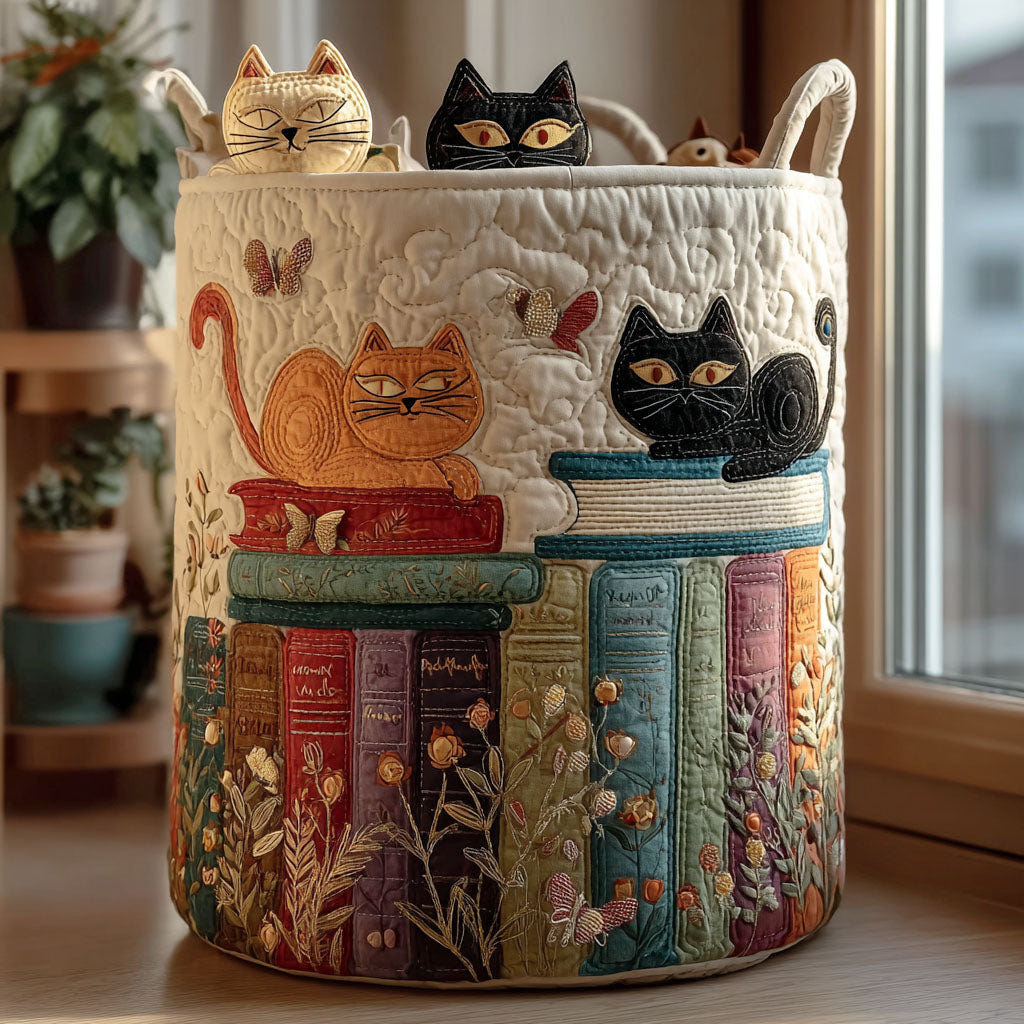 Annaliese | Self-Standing Quilted Storage Basket