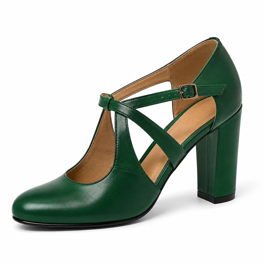Ewa | Orthopedic Block Heel Sandals
