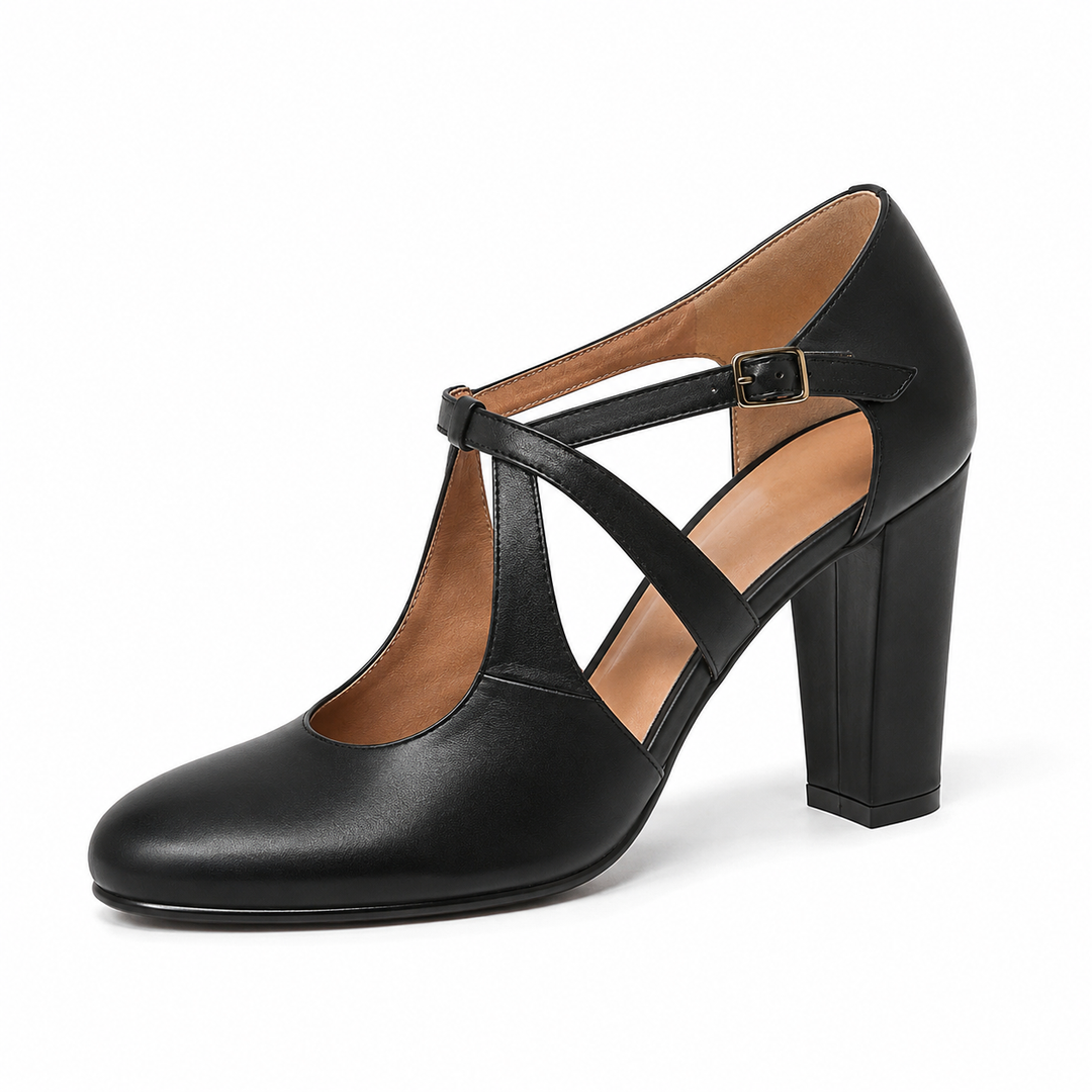 Ewa | Orthopedic Block Heel Sandals