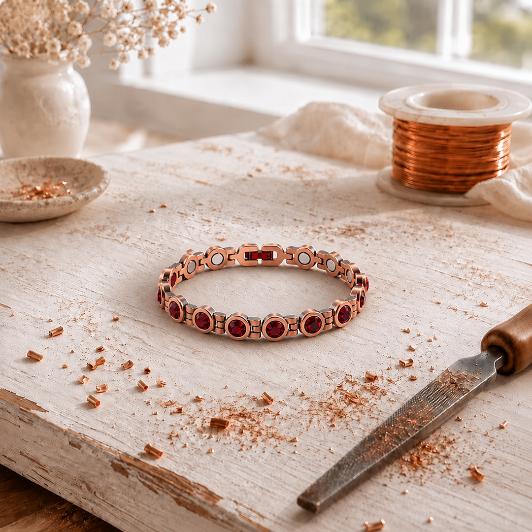 Glenys | Copper Crystal Bracelet