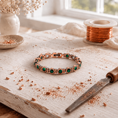 Glenys | Copper Crystal Bracelet
