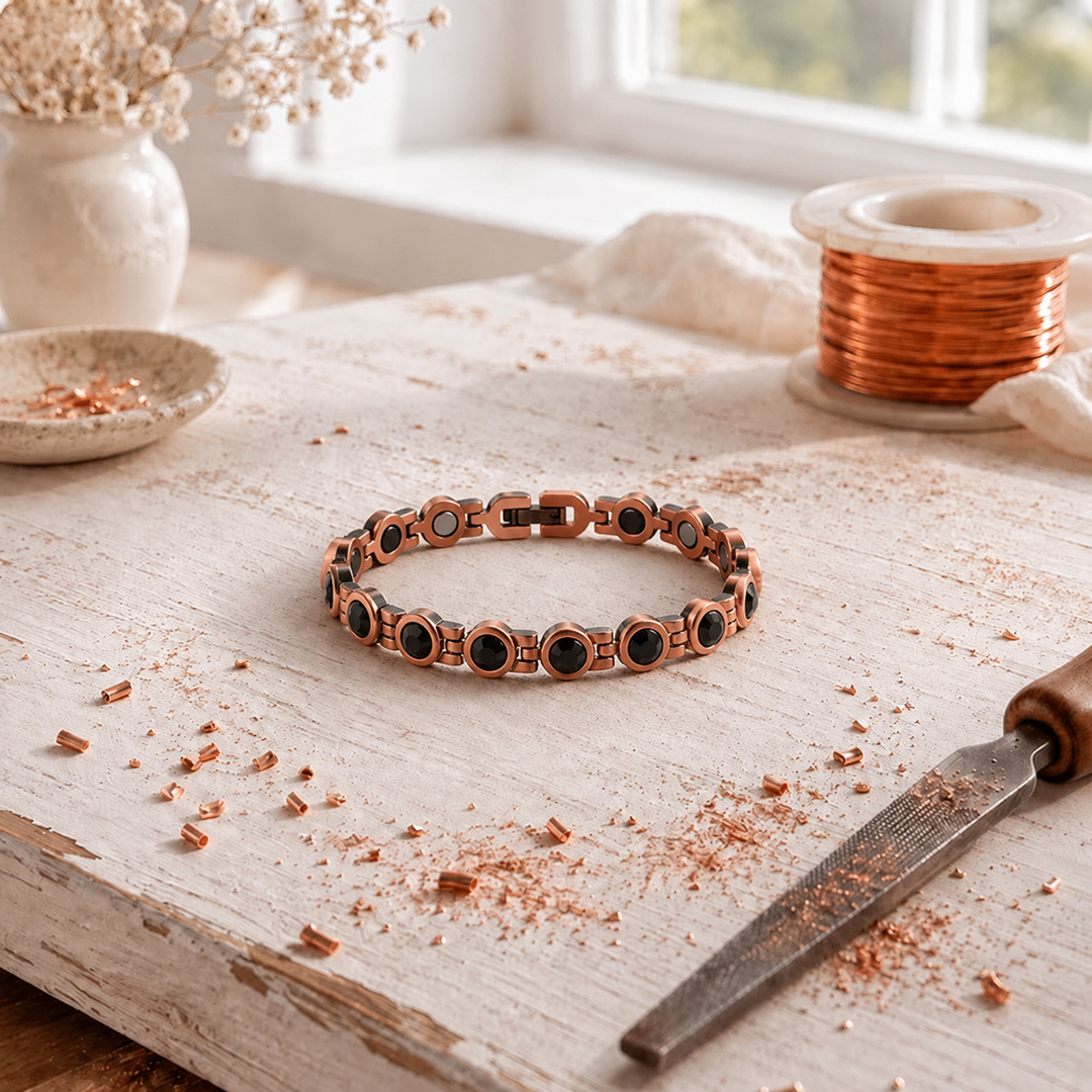Glenys | Copper Crystal Bracelet