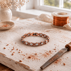 Glenys | Copper Crystal Bracelet