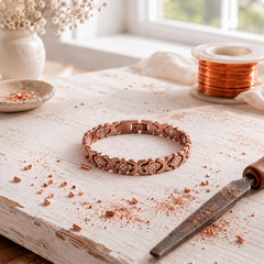 Geraldine | Copper Clover Bracelet
