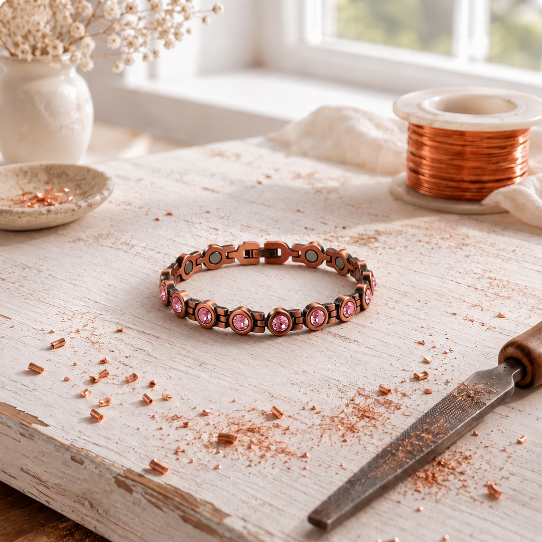 Glenys | Copper Crystal Bracelet