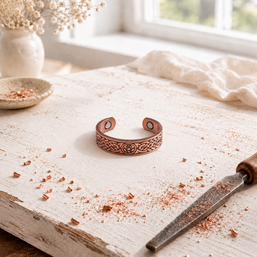 Leila | Copper Plait Ring