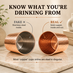 99.9% Pure Copper Glass