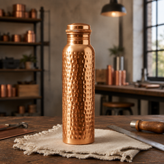Joel | Hand-Hammered Copper Bottle