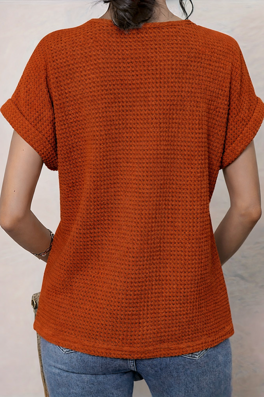 Skyler | Crochet-Trim Round-Neck Top