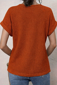 Skyler | Crochet-Trim Round-Neck Top