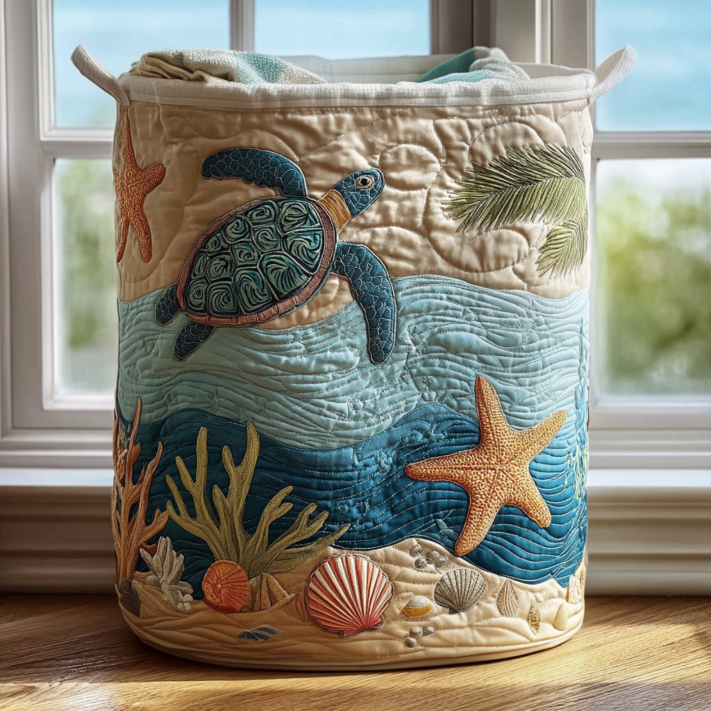 Kingsley | Quilted Laundry Basket