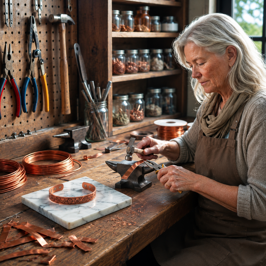 Mirabel | Copper Shingle Bracelet