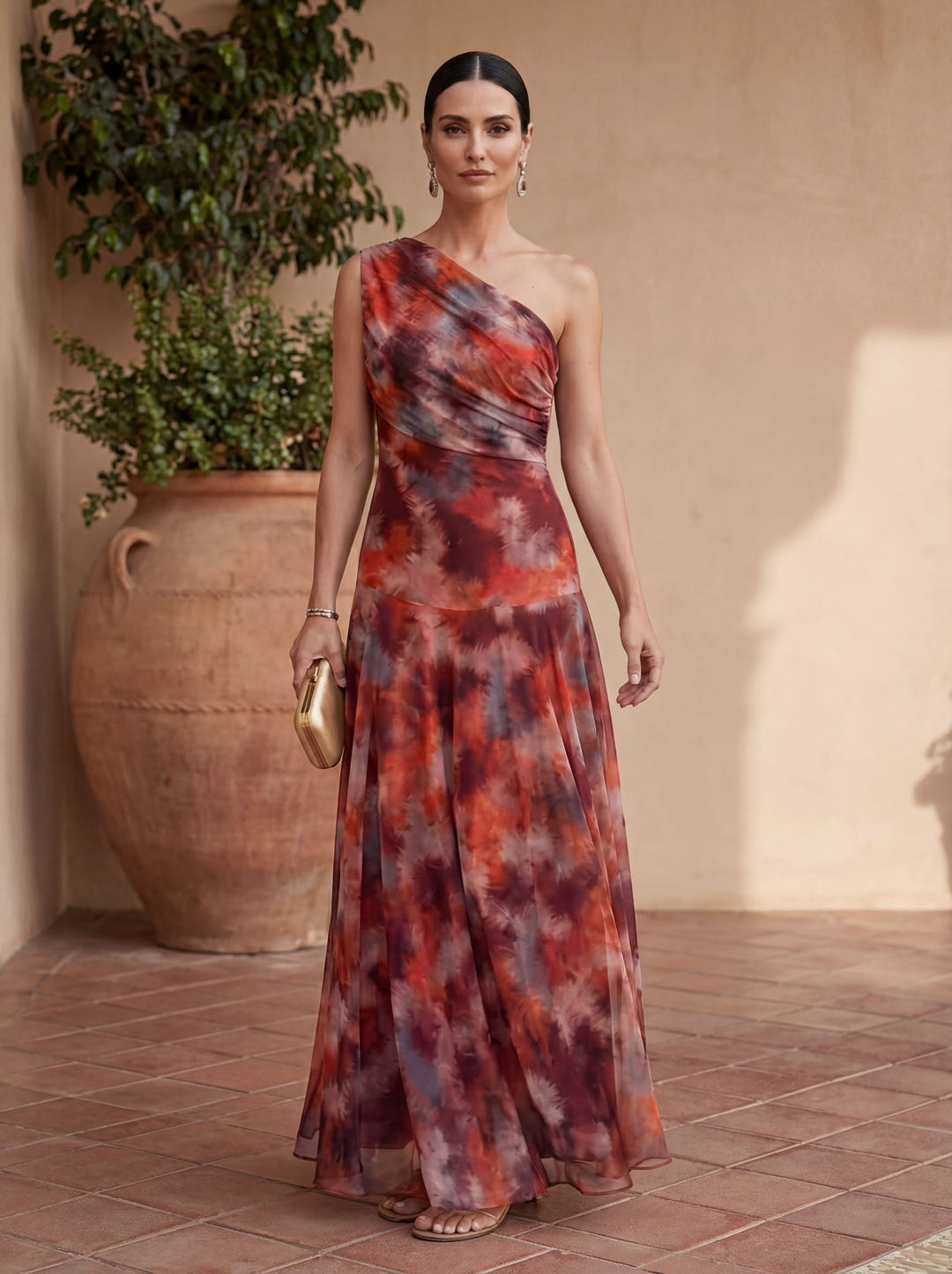 Radella | Fluid Satin Maxi Dress
