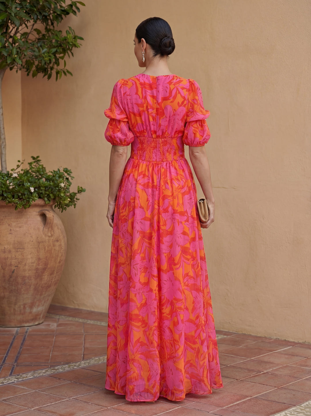 Grainne | V-Neck Maxi Dress