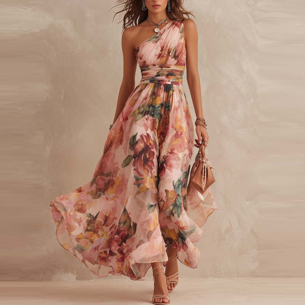 Linnie | One-Sleeve Maxi Dress