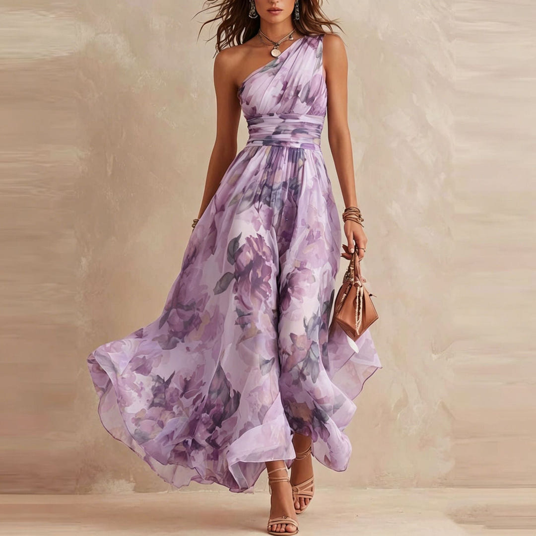 Linnie | One-Sleeve Maxi Dress
