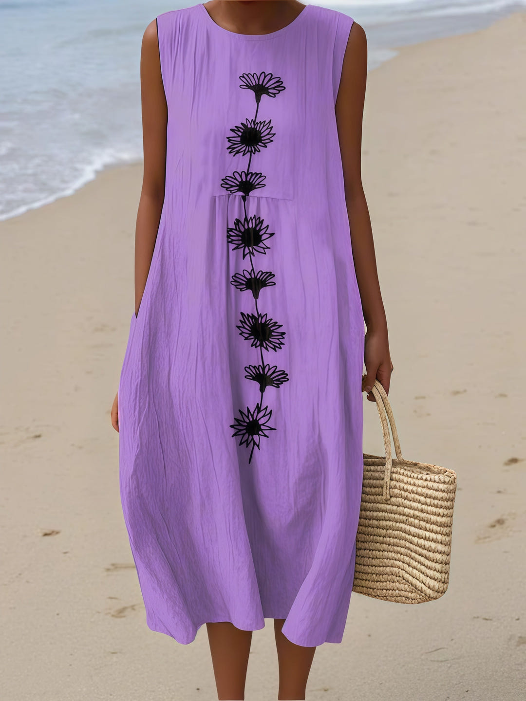 Orlaith | Sleeveless Midi Dress