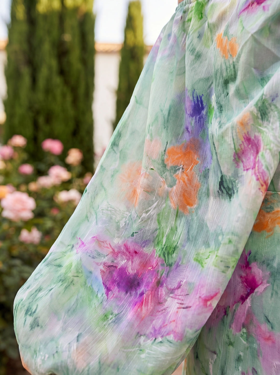 Sadye | Watercolour Maxi Dress
