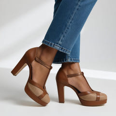 Annika | Retro Heeled Pumps