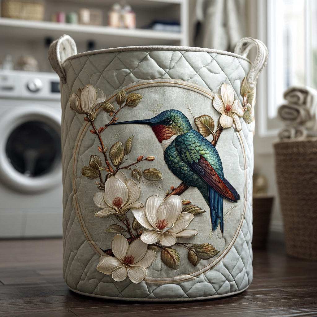 Talia | Cotton-Blend Quilted Storage Basket