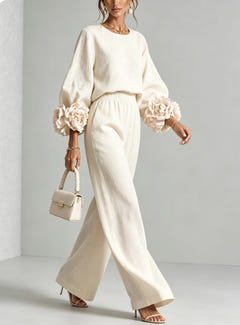Sharni | Floral Cuff Two-Piece Set