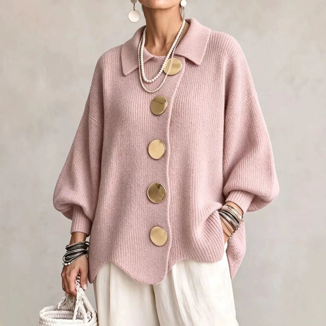 Lara | Oversized Ribbed Cardigan