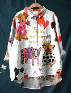 Maeve | Brooks Playful Print Blouse