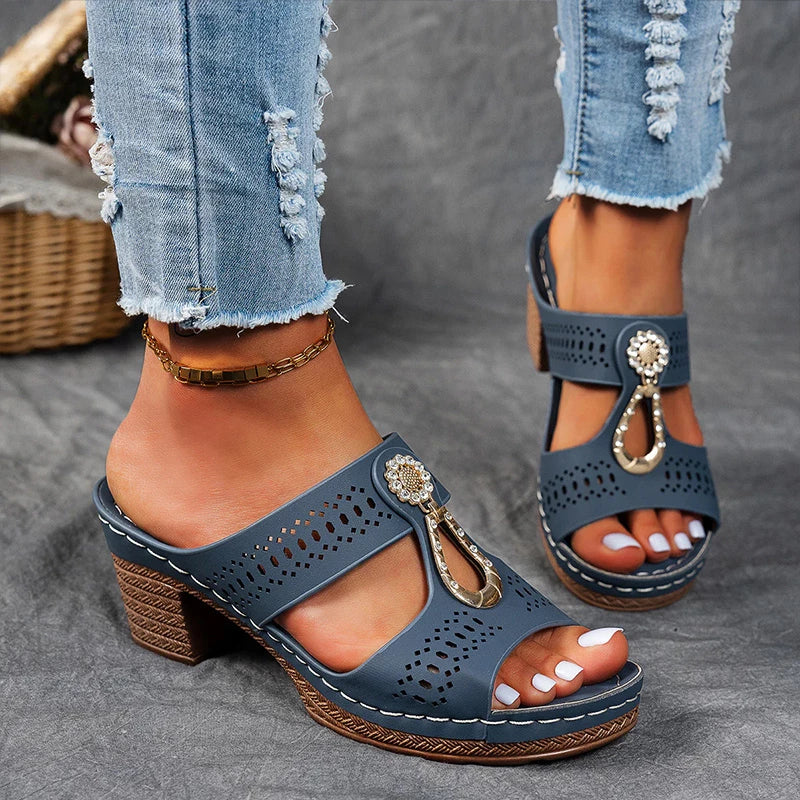 Vix | Orthopaedic Block Heel Sandals
