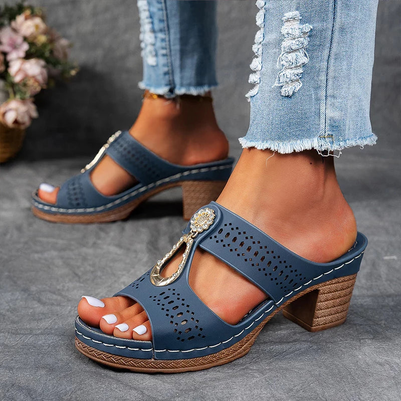 Vix | Orthopaedic Block Heel Sandals