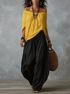 Lily | Off-Shoulder Two-Piece Set