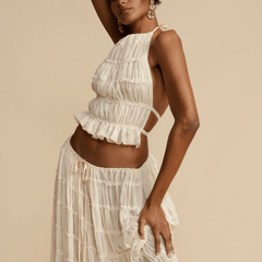 Queenie | Halter Top and Skirt Set