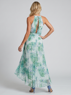 Velvet | Floral Halter Midi Dress
