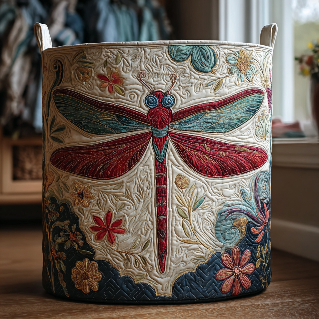Ricki | Quilted Cotton Laundry Basket