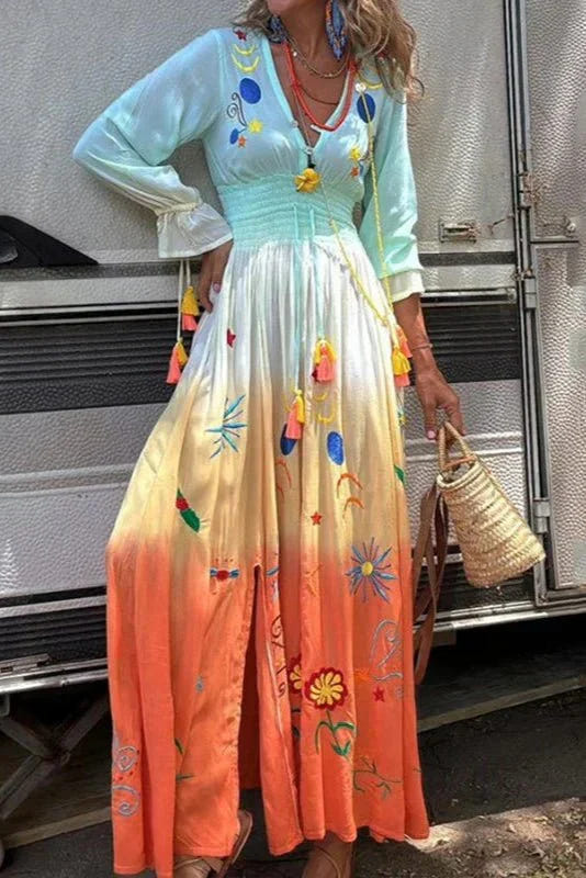 Christy | Dusk Bloom Maxi Dress